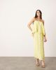 ASOS EDITION ASOS EDITION textured circle maxi skirt in lemon - part of a set-Yellow - 2