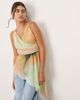 ASOS EDITION ASOS EDITION wrap front cami top with asymmetric hem in ombre print-Multi - 1
