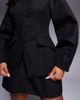 ASOS LUXE ASOS LUXE cinched waist blazer in black - 2
