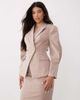 ASOS LUXE ASOS LUXE cinched waist blazer in pink plaid - part of a set - 1