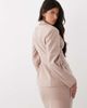 ASOS LUXE ASOS LUXE cinched waist blazer in pink plaid - part of a set - 2