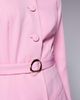 ASOS LUXE ASOS LUXE collared button down blazer with belt in pink - part of set - 3