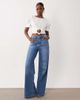 ASOS LUXE ASOS LUXE cropped T-shirt with metal trim in white - 2