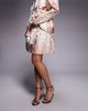 ASOS LUXE ASOS LUXE Curve jacquard mini skirt in white floral - part of a set-Multi - 2