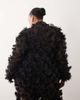 ASOS LUXE ASOS LUXE Curve mesh shirt in black with 3D flower petals - part of a set - 2