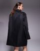 ASOS LUXE ASOS LUXE Curve oversized blazer dress with beaded fringe in black - 2