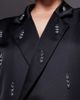 ASOS LUXE ASOS LUXE Curve oversized blazer dress with beaded fringe in black - 3