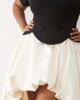 ASOS LUXE ASOS LUXE Curve structured bodice bubble hem dress in black-MULTI - 4