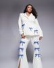 ASOS LUXE ASOS LUXE Curve tailored pants with denim bows in cream - part of a set-White - 1