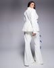 ASOS LUXE ASOS LUXE Curve tailored pants with denim bows in cream - part of a set-White - 2