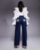 ASOS LUXE ASOS LUXE embellished cornelli straight leg jean in dark wash in dark blue - 2