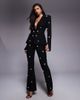 ASOS LUXE ASOS LUXE embellished flared pants in black - part of a set - 1