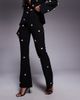 ASOS LUXE ASOS LUXE embellished flared pants in black - part of a set - 2