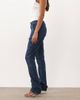 ASOS LUXE ASOS LUXE heart belt loop pique denim skinny jeans in blue - 2