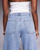 ASOS LUXE ASOS LUXE hotfix embellished wide leg jeans in light blue - 4