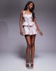 ASOS LUXE ASOS LUXE jacquard romper with embellished buttons-pink - 2