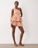 ASOS LUXE ASOS LUXE jacquard shorts in orange - part of a set-Multi - 1