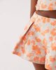ASOS LUXE ASOS LUXE jacquard shorts in orange - part of a set-Multi - 4