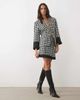 ASOS LUXE ASOS LUXE oversized tailored jacket in oversize dogtooth with chain detail in mono-MULTI - 2