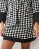ASOS LUXE ASOS LUXE oversized tailored jacket in oversize dogtooth with chain detail in mono-MULTI - 3