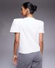 ASOS LUXE ASOS LUXE premium corsage t-shirt in white - 3