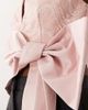 ASOS LUXE ASOS LUXE satin bow plunge cropped top in light pink - 3