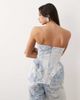 ASOS LUXE ASOS LUXE sculpted jacquard top in blue floral - part of a set-Multi - 4