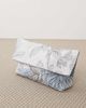 ASOS LUXE ASOS LUXE soft fold over clutch purse in blue jacquard-Multi - 3