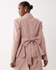 ASOS LUXE ASOS LUXE structured blazer with bow back in pink - part of a set - 4