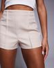ASOS LUXE ASOS LUXE structured tailored short in stone - part of a set-Navy - 2