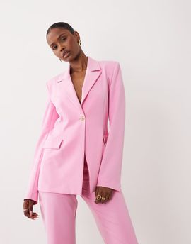 ASOS LUXE ASOS LUXE tailored blazer in bright pink - part of a set