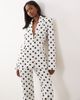 ASOS LUXE ASOS LUXE tailored blazer in polka dot print - part of a set-Multi - 1
