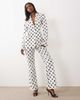ASOS LUXE ASOS LUXE tailored blazer in polka dot print - part of a set-Multi - 3