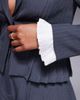 ASOS LUXE ASOS LUXE tailored blazer with cinched waist in gray pinstripe - part of a set - 3
