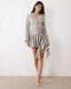 ASOS LUXE ASOS LUXE tailored pinstripe blazer mini dress with corsage-Multi - 1