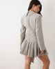 ASOS LUXE ASOS LUXE tailored pinstripe blazer mini dress with corsage-Multi - 2