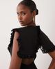 ASOS LUXE ASOS LUXE tailored romper with lace detail in black - 3