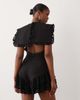 ASOS LUXE ASOS LUXE tailored romper with lace detail in black - 4