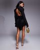 ASOS LUXE ASOS LUXE tailored romper with lace trim detail in black - 4