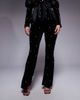 ASOS LUXE ASOS LUXE velvet pants with pearl embellishment in black - part of a set-Multi - 2