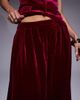 ASOS LUXE ASOS LUXE velvet pleated pants in pink - part of a set - 4