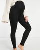 ASOS Maternity ASOS DESIGN Maternity 2 pack over the bump leggings in black - 1