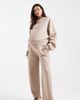 ASOS Maternity ASOS DESIGN Maternity barrel leg sweatpants in mocha taupe-Brown - 1