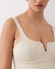 ASOS Maternity ASOS DESIGN Maternity Cassi v-wire one-piece swimsuit in champagne-Multi - 2