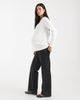 ASOS Maternity ASOS DESIGN Maternity comfort stretch straight leg jeans in black - 3