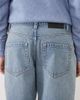 ASOS Maternity ASOS DESIGN Maternity high rise relaxed roll up jean in midwash blue - 3