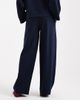 ASOS Maternity ASOS DESIGN Maternity interlock wide leg pants in navy - 4
