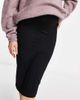 ASOS Maternity ASOS DESIGN Maternity jersey midi pencil skirt in black - 3