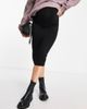 ASOS Maternity ASOS DESIGN Maternity jersey midi pencil skirt in black - 4