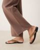 ASOS Maternity ASOS DESIGN Maternity knit structured pants in mocha - part of a set-Brown - 3